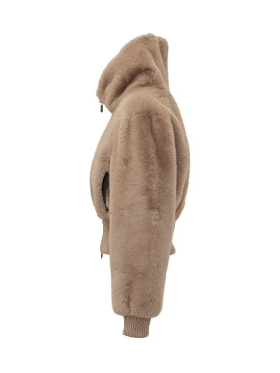 26FW 핑코 무스탕 107040A3E7 C73 BEIGE TOUPE CALDO - PINKO