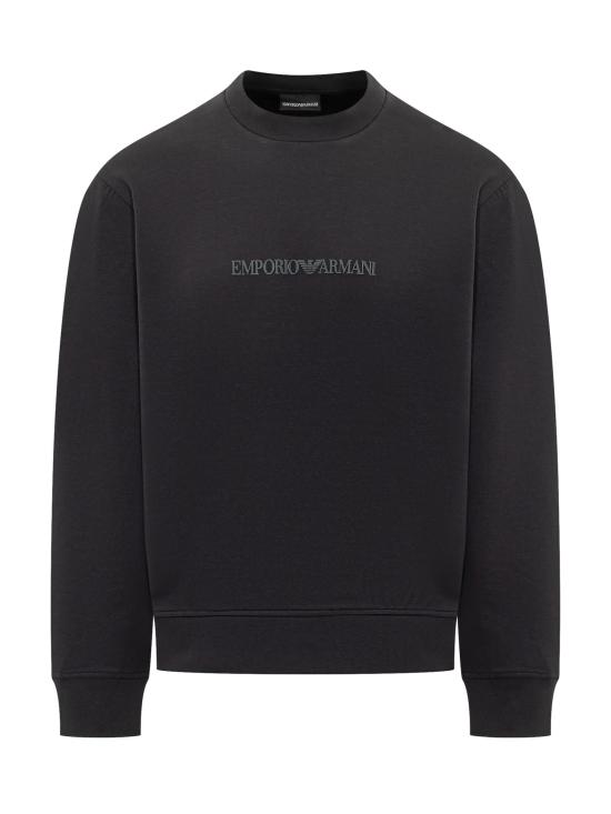 26FW 엠포리오 아르마니 긴팔 티셔츠 EM004541AF10013 MB563 BLU NAVY