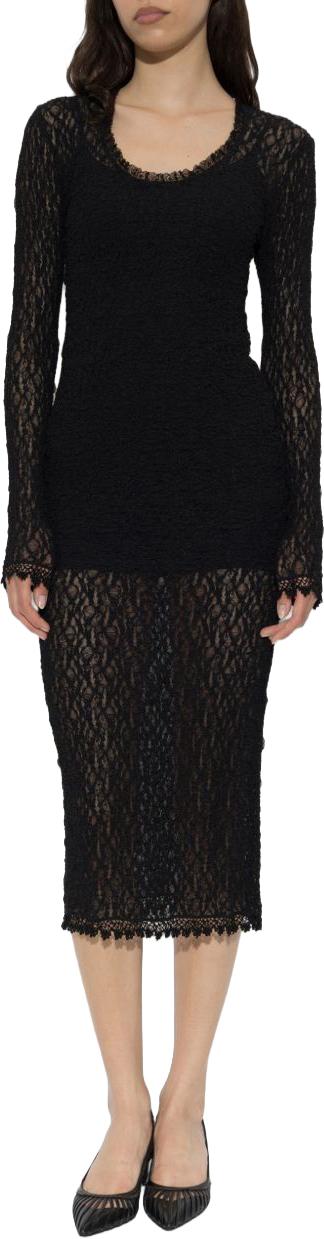 26FW 이자벨마랑 미디 원피스 RO1193FAD3J17I01BK BLACK - ISABEL MARANT
