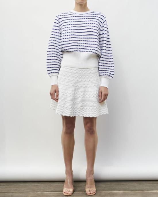  몰리 스웨터 Molli Naeva Sweater Milk / Bleu Faience - MOLLI