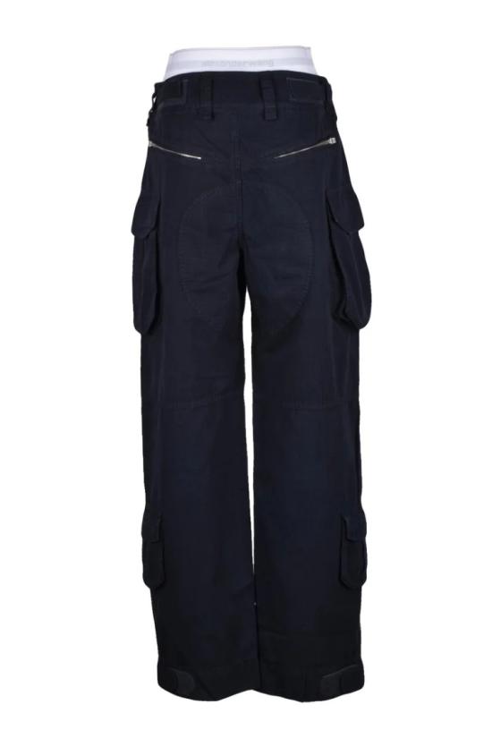 25SS 알렉산더 왕 팬츠 편안한 카고  - 블루 - ALEXANDER WANG