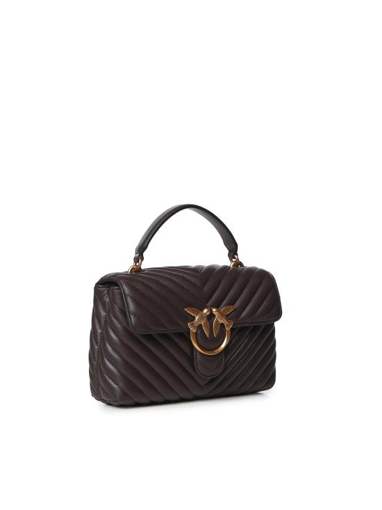 26FW 핑코 토트백 100044 A0GKM12Q MARRONE MARASCA ANTIQUE GOLD - PINKO