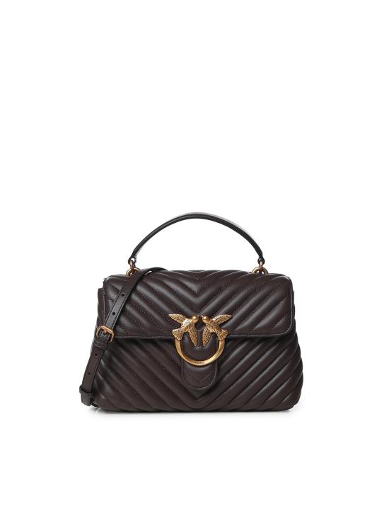 26FW 핑코 토트백 100044 A0GKM12Q MARRONE MARASCA ANTIQUE GOLD