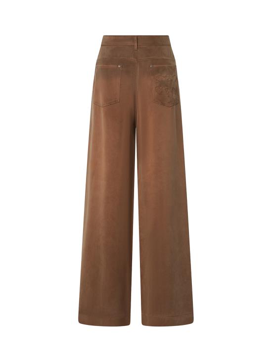 26FW 핑코 스트레이트 팬츠 107170 A3F8M10 BROWN - PINKO