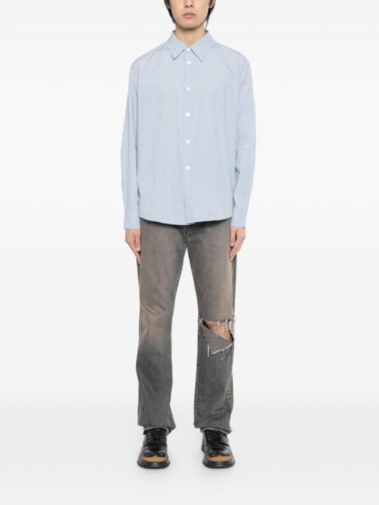 26FW 아워레가시 긴팔 데님 셔츠 M2262BP POWDER BLUE LIQUID POPLIN DOM - OUR LEGACY