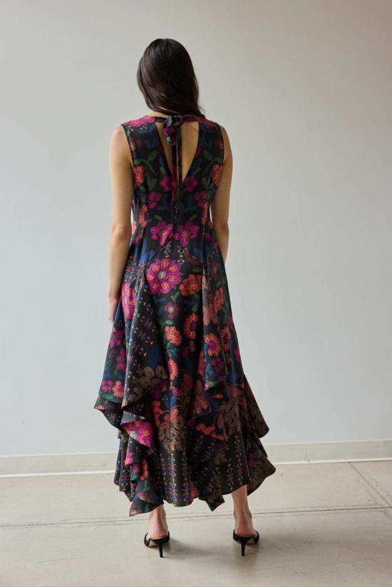  Hope for Flowers by Tracy Reese 롱 원피스 Hope For Flowers by Tracy Reese 캐스케이드 시프트 드레스 자수 꽃무늬 - HOPE FOR FLOWERS