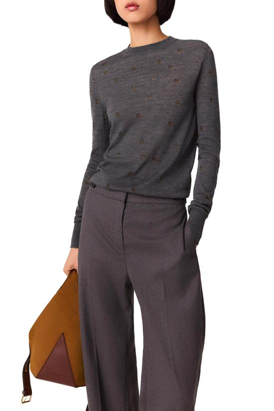 26FW 스텔라 맥카트니 블라우스 6K12523S2664 1262 GREY MELANGE - STELLA MCCARTNEY