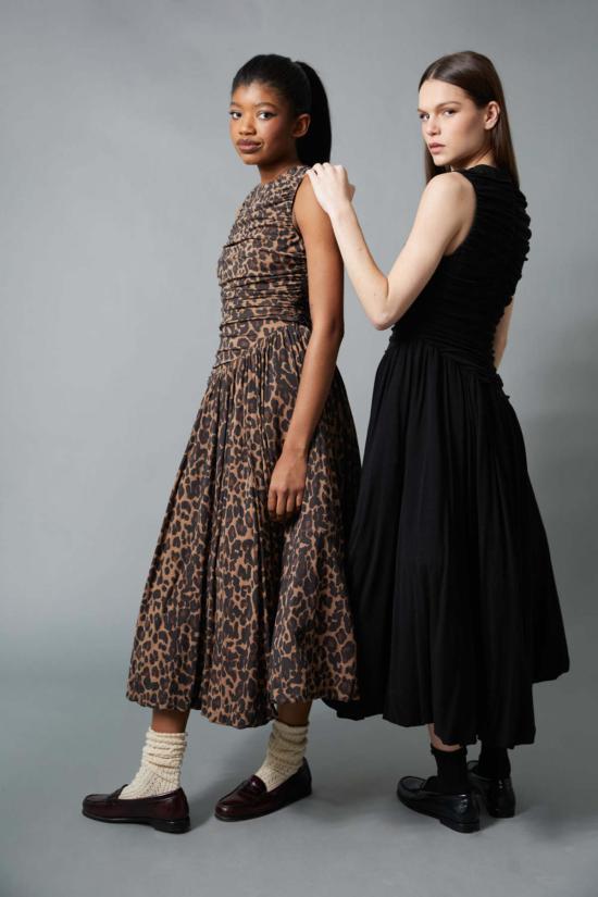  Hope For Flowers by Tracy Reese 원피스 트레이시 리즈의 Hope For Flowers 저지 오버레이 프록 블랙 - OTHER BRANDS