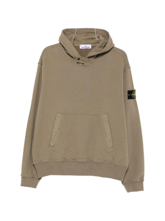 26FW 스톤 아일랜드 브러쉬드 오가닉 코튼 플리스 오버사이즈 집업 후드 스웨트셔츠 브러쉬드 오가닉 코튼 플리스 오버사이즈 집업 후드 스웨트셔츠 L2S156100023S0A20 V005G