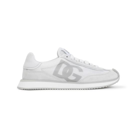  돌체앤가바나 믹스 소재 DG 쿠션 스니커즈 CK2288A5355 8B930 White