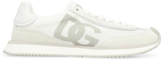  돌체앤가바나 믹스 소재 DG 쿠션 스니커즈 CK2288A5355 8B930 White - DOLCE & GABBANA