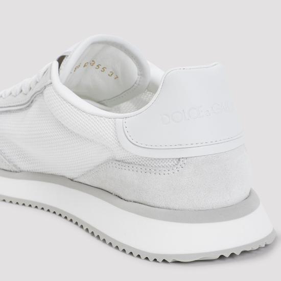  돌체앤가바나 믹스 소재 DG 쿠션 스니커즈 CK2288A5355 8B930 White - DOLCE & GABBANA