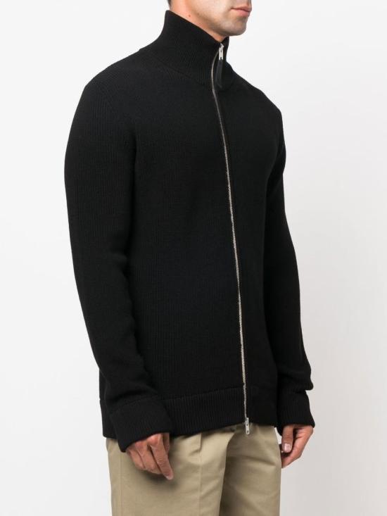  마르지엘라 니트 집업 가디건 SI1HA0013S17781 900F black - MAISON MARGIELA