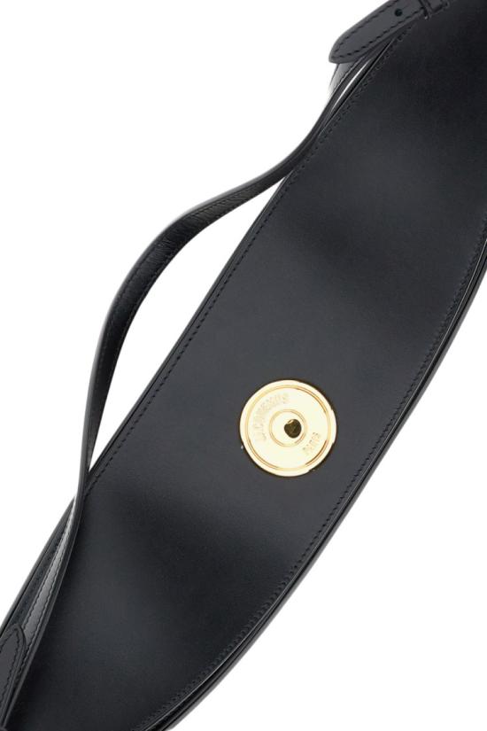 25FW 자크뮈스 오발로 숄더백 BAW00437AC18A08990 Black - JACQUEMUS
