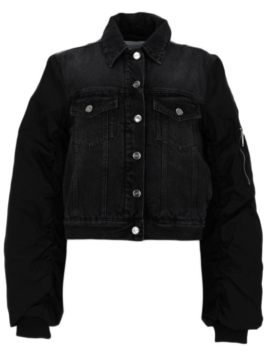 26SS 가니 데님 자켓 J1854 055 Black