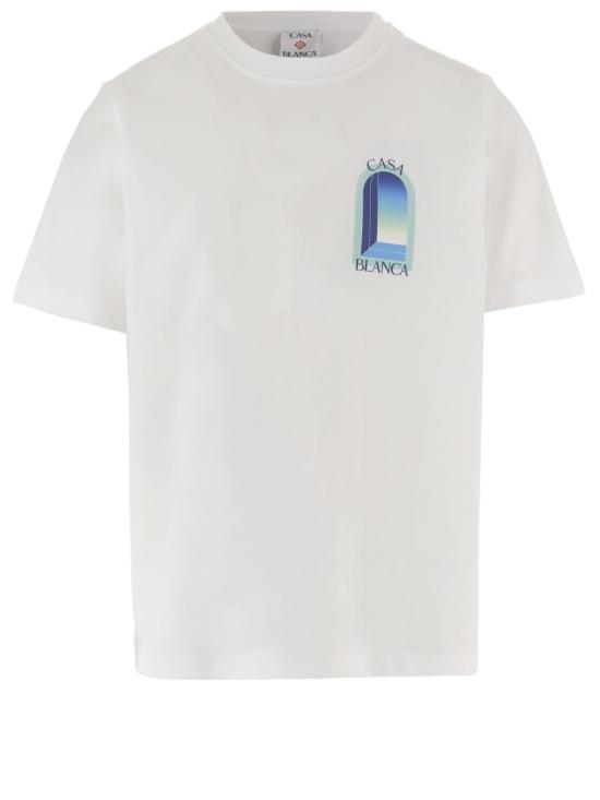 26FW 카사블랑카 반팔 티셔츠 MPF26JTS00114 White