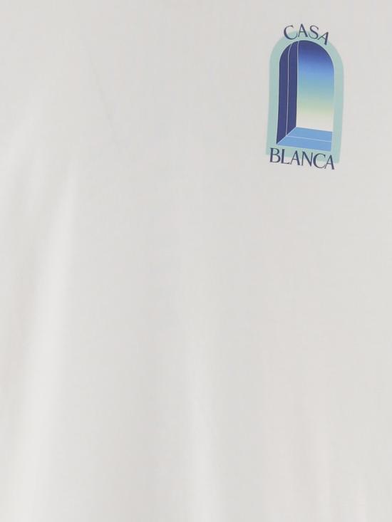 26FW 카사블랑카 반팔 티셔츠 MPF26JTS00114 White - CASABLANCA