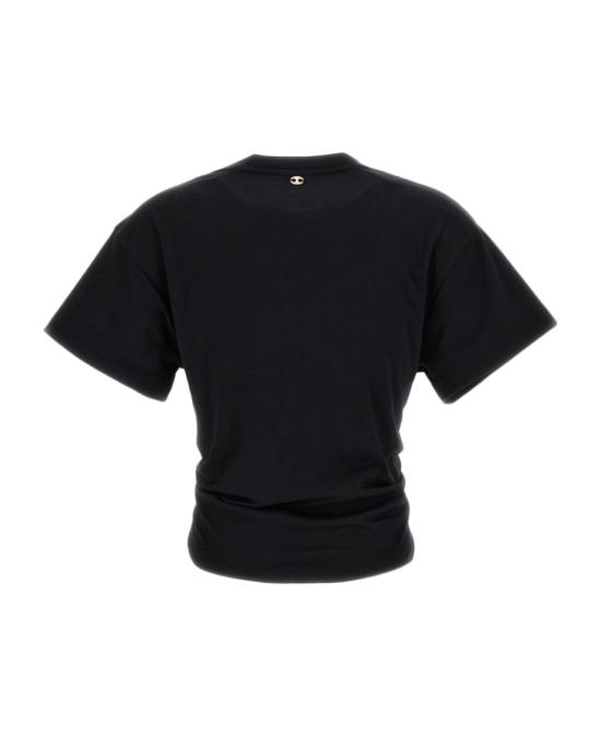 26FW 파코라반 반팔 티셔츠 23AJTO539CO0485P001 Black - PACO RABANNE