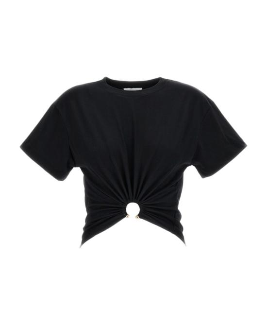 26FW 파코라반 반팔 티셔츠 23AJTO539CO0485P001 Black