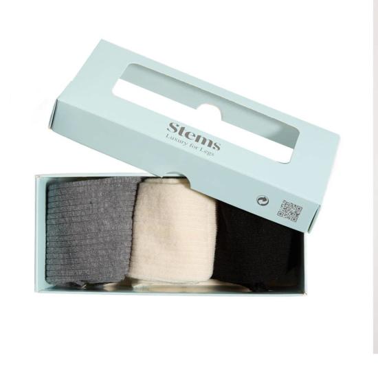  Stems 양말 Conscious Cotton Cashmere  선물 세트