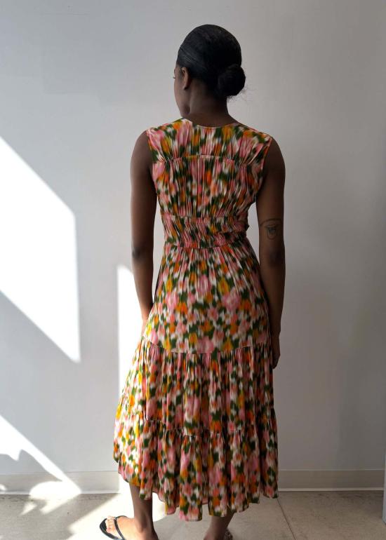  Hope For Flowers by Tracy Reese 롱 원피스 트레이시 리즈의 Hope For Flowers 티어드 페전트 맥시 드레스 가든 플로럴 - OTHER BRANDS