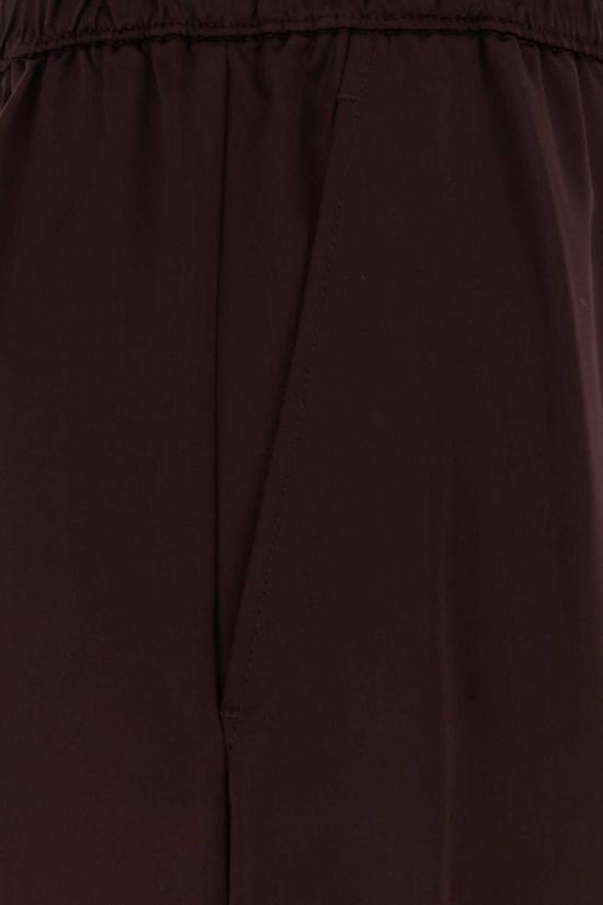  토리버치 스트레이트 팬츠 토리 버치 버건디 새틴 와이드 레그 팬츠 - TORY BURCH