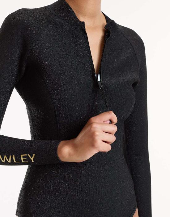  신시아 로리 원피스 수영복 신시아 로울리 이클립스 블랙 잠수복 - CYNTHIA ROWLEY