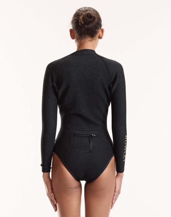  신시아 로리 원피스 수영복 신시아 로울리 이클립스 블랙 잠수복 - CYNTHIA ROWLEY