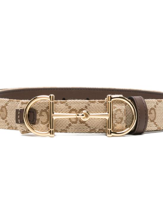 26FW 구찌 홀스빗 버클 리버시블 벨트 A001V4 FAF7J 9651 SAND BROWN DOM - GUCCI