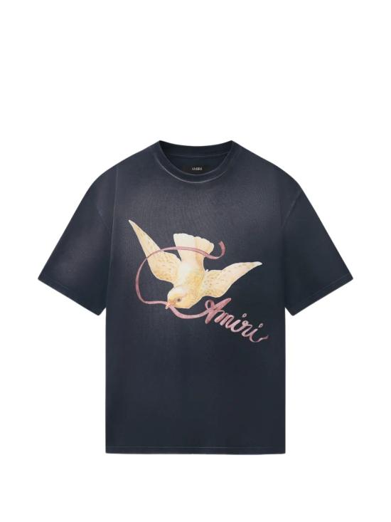 26SS 아미리 반팔 티셔츠 AMTOJR1131 001 BLACK