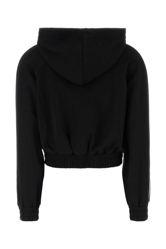 26FW 마이클 코어스 후드 티셔츠 MR651X2K8N 001 Black - MICHAEL KORS