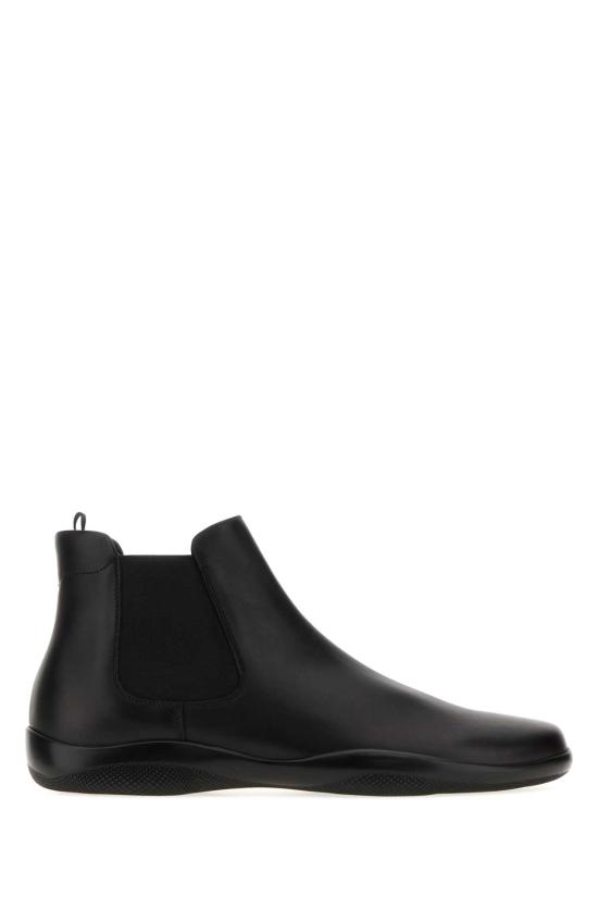 26FW 프라다 스트레치 패널 앵클부츠 PS1186FD001070 F0002 Black