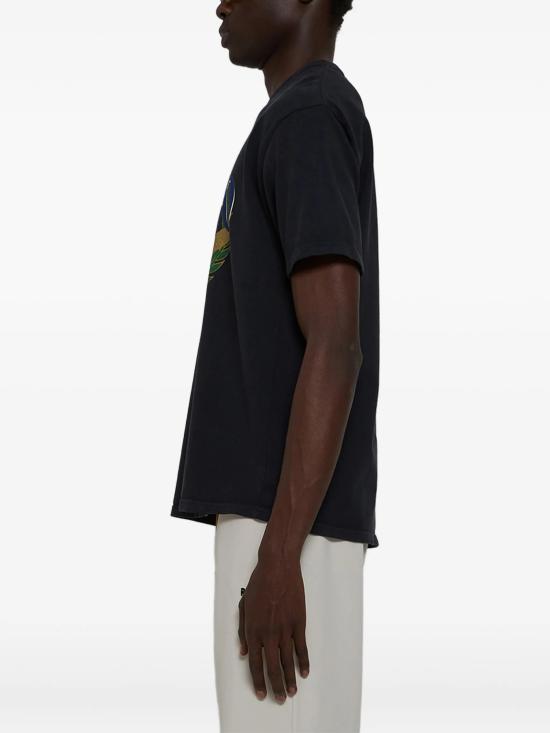 26SS 루드 반팔 티셔츠 RHPS26TT11012 6008 VINTAGE BLACK NAVY GREEN - RHUDE