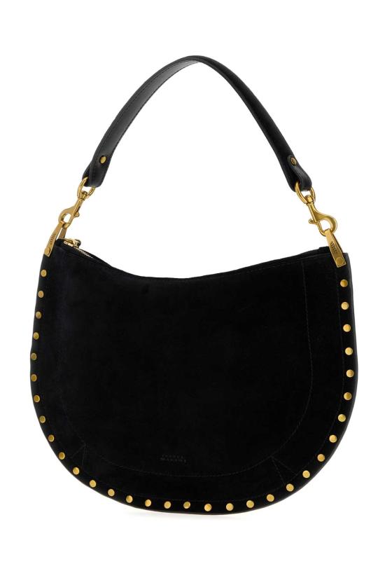 26FW 이자벨마랑 오스칸 소프트 지퍼 백 BF0066FAB2C03M 01BK Black - ISABEL MARANT