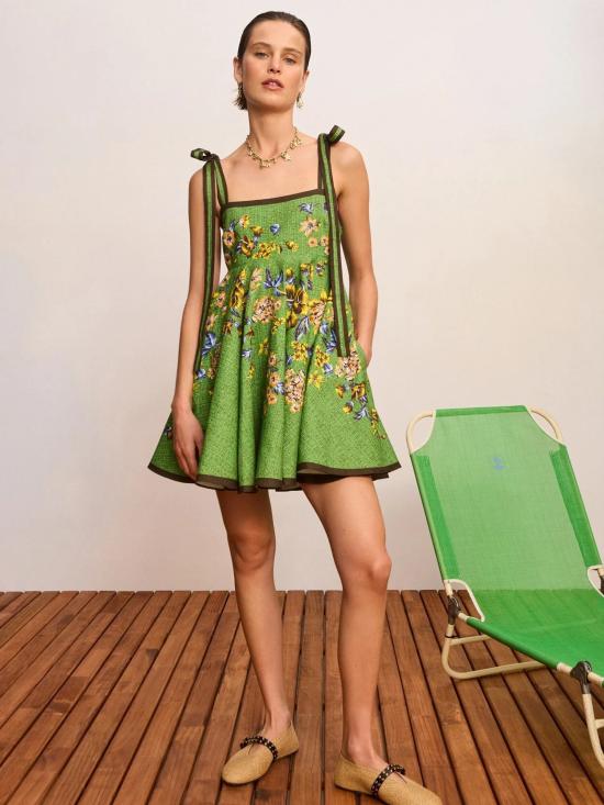 26FW 알레메 미디 원피스 7308D GREEN Verde - ALEMAIS