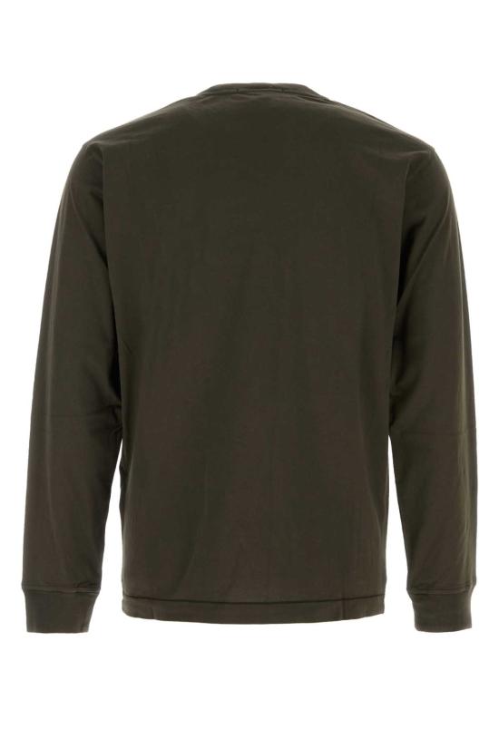 26FW 스톤 아일랜드 패치 슬림핏 롱슬리브 티셔츠 L2S152100031S0013 V0078 Green - STONE ISLAND