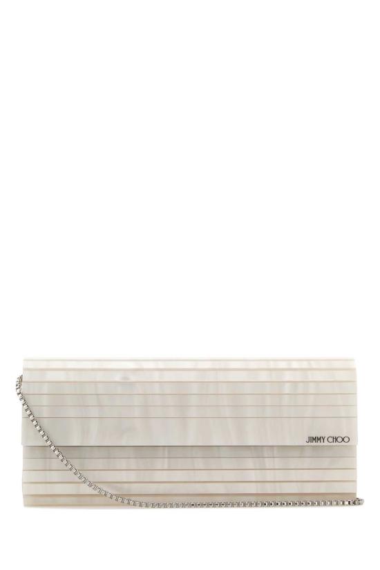 26FW 지미추 토트백 SWEETIEUUP IVORY White