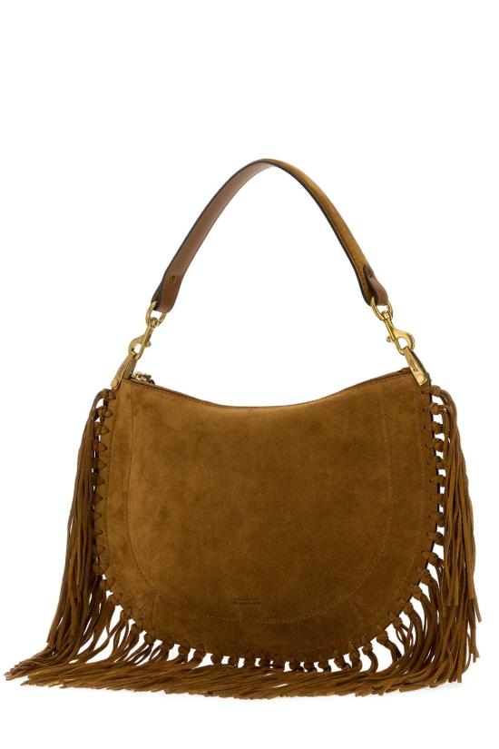 26FW 이자벨마랑 오스칸 호보 프린지 디테일 핸드백 BF0066FCC3C14M 50CO Brown - ISABEL MARANT