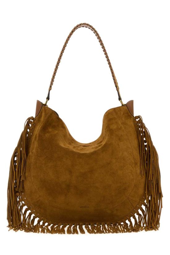 26FW 이자벨마랑 오스칸 프린지 디테일 스웨이드 호보백 PP0200FCC3C14M 50CO Beige o Tan