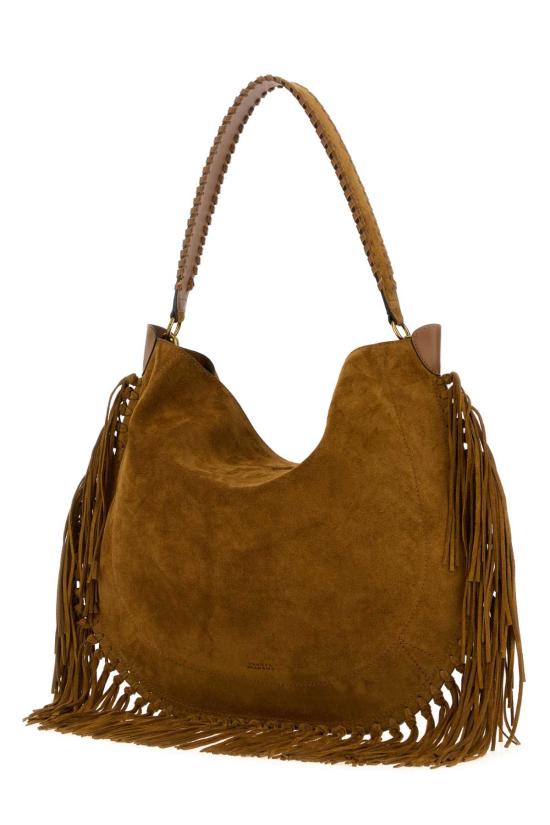 26FW 이자벨마랑 오스칸 프린지 디테일 스웨이드 호보백 PP0200FCC3C14M 50CO Beige o Tan - ISABEL MARANT