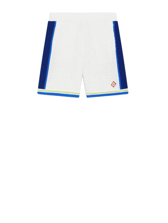 26SS 카사블랑카 숏팬츠 M SS26 KW 1311 01 WHITE BLUE