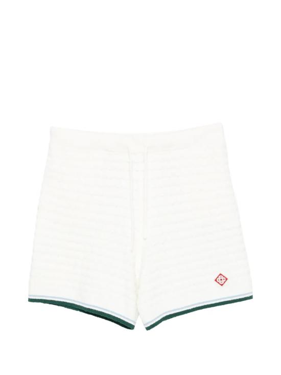 26FW 카사블랑카 숏팬츠 MPF26KW1441 01 WHITE