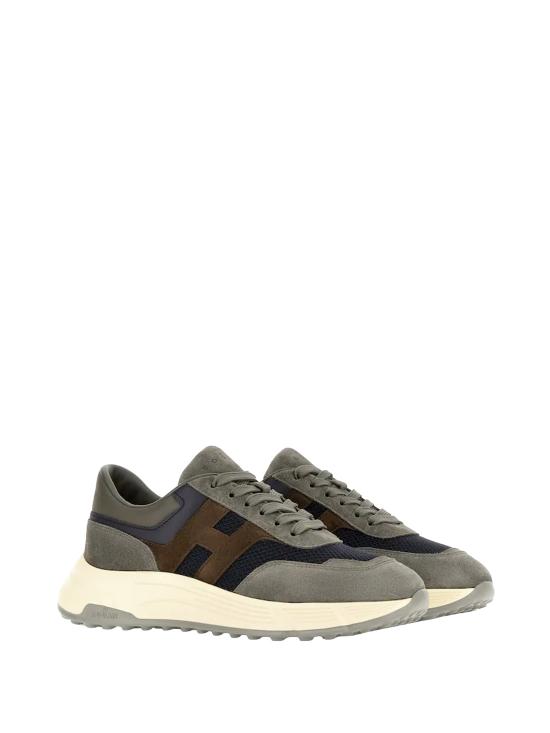 26FW 호간 하이퍼 라이트 스니커즈 HXM5630FR30 VFW740G GRIGIO BLU MARRONE - HOGAN