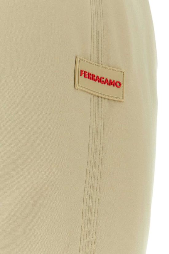  살바토레 페라가모 숏패딩 페라가모 폴리에스터 혼방  재킷 샌드 컬러 - SALVATORE FERRAGAMO