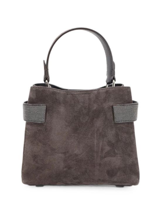 26FW 브루넬로 쿠치넬리 스몰 에센스 탑핸들 백 MBDLD2499 C9795 Pepe - BRUNELLO CUCINELLI