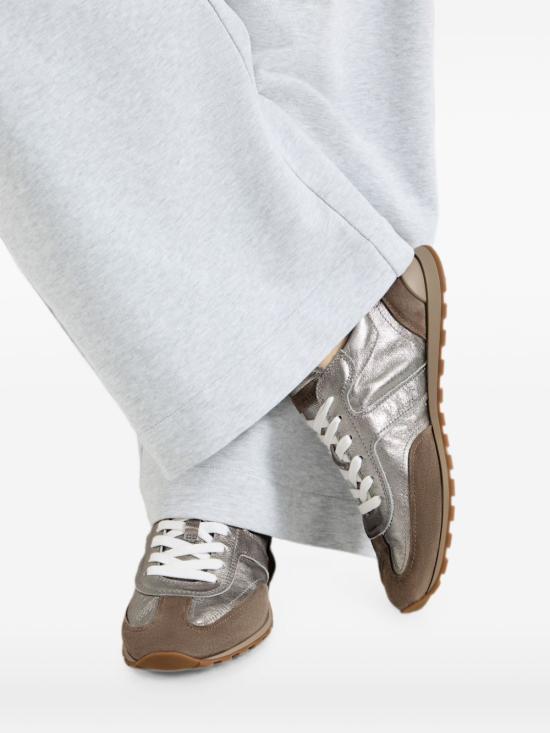26FW 브루넬로 쿠치넬리 스니커즈 MZFAG3325 C8755 Titanium - BRUNELLO CUCINELLI