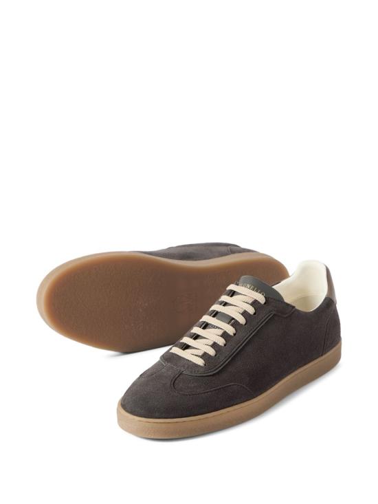 26FW 브루넬로 쿠치넬리 스웨이드 스니커즈 MZUMGLJ336 CLV06 Pepe - BRUNELLO CUCINELLI