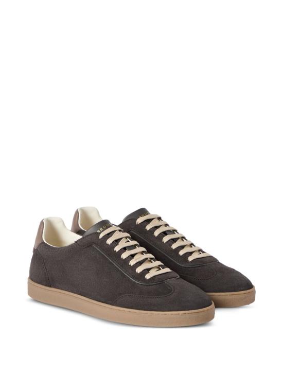 26FW 브루넬로 쿠치넬리 스웨이드 스니커즈 MZUMGLJ336 CLV06 Pepe - BRUNELLO CUCINELLI