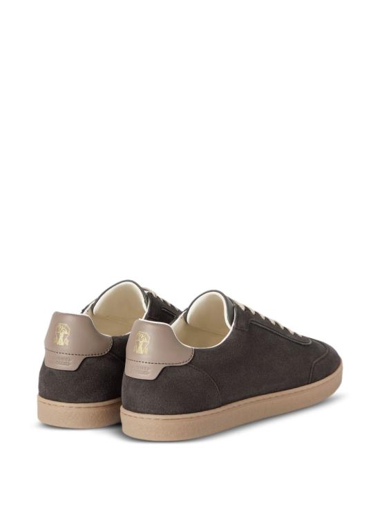 26FW 브루넬로 쿠치넬리 스웨이드 스니커즈 MZUMGLJ336 CLV06 Pepe - BRUNELLO CUCINELLI