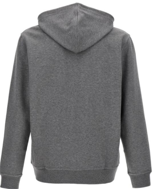  브루넬로 쿠치넬리 더블 페이스 스웨트 집업 후디 MM8319069G C1253 Grigio scuro - BRUNELLO CUCINELLI